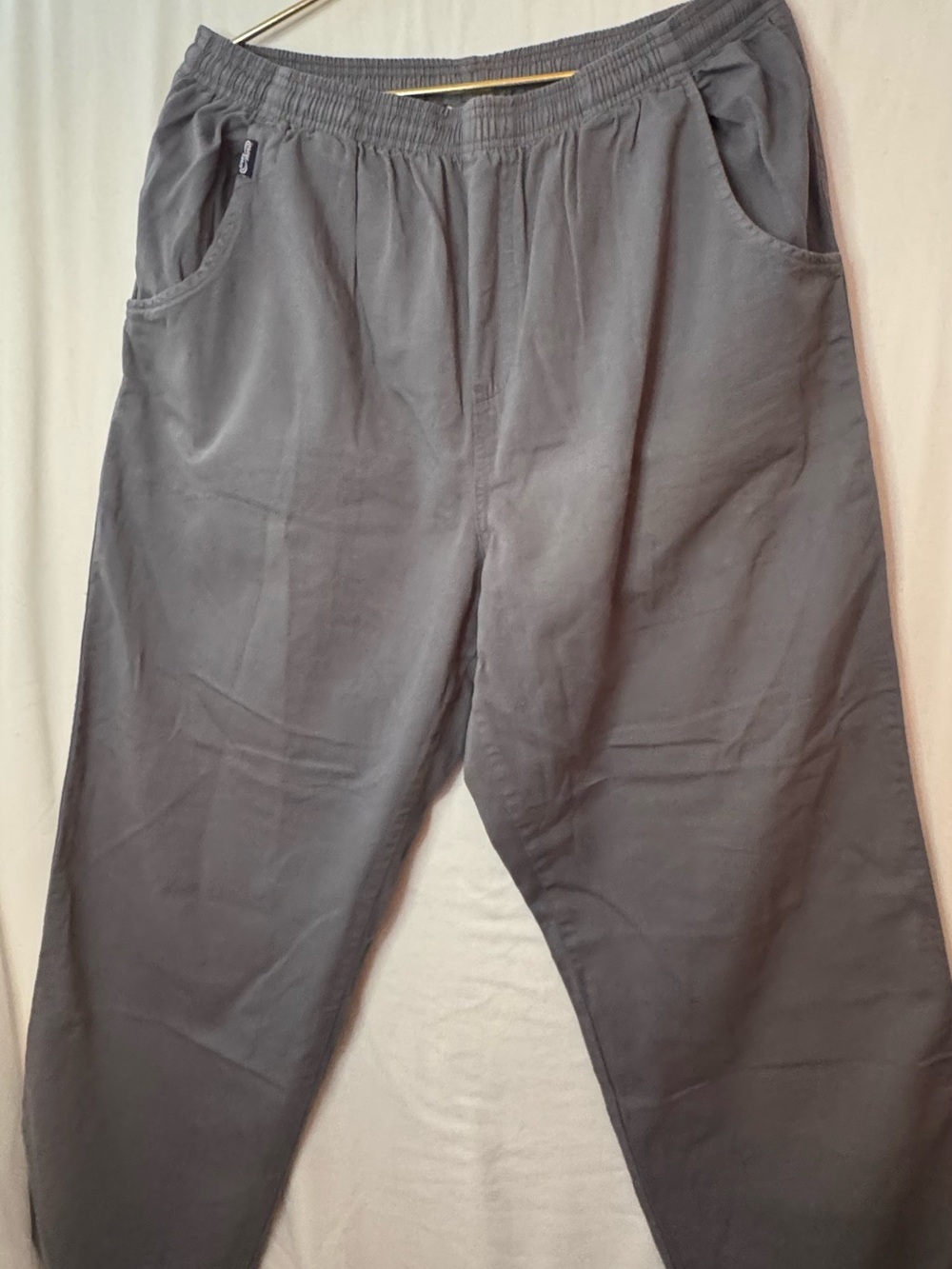croft & barrow Men's Charcoal Gray Elastic-Waist Joggers